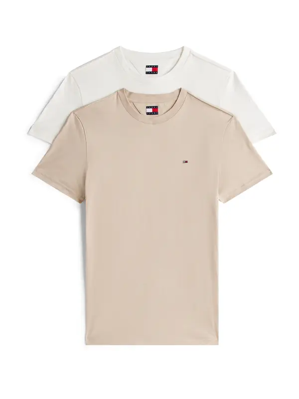 Tommy Jeans Tommy Jeans Majica  slonovina / bela