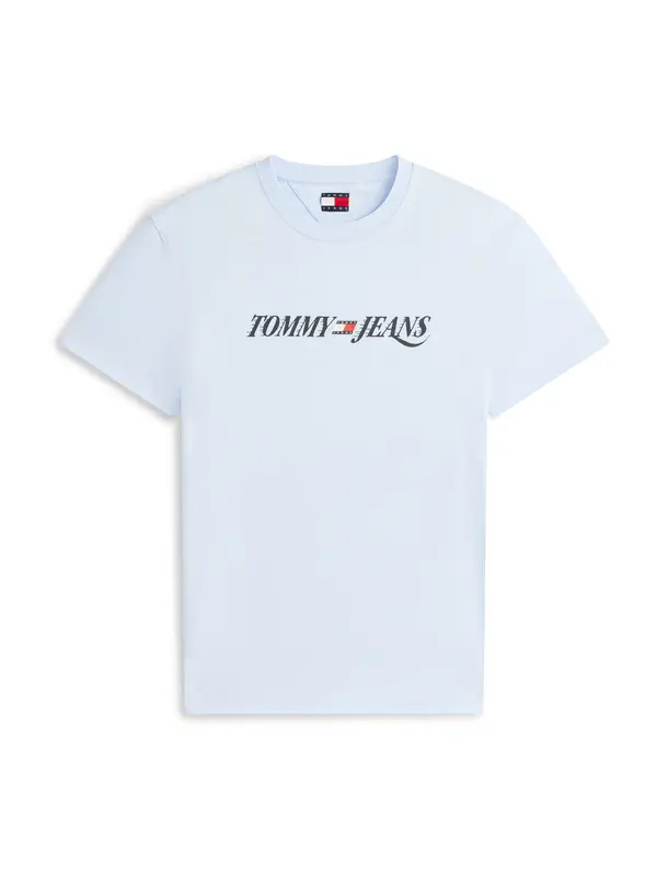 Tommy Jeans Tommy Jeans Majica  svetlo modra / rdeča / črna / bela