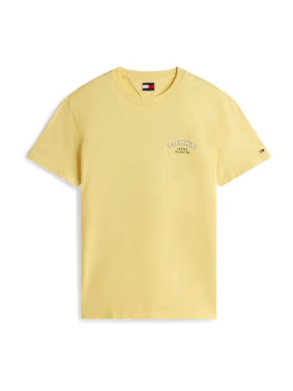 Tommy Jeans Tommy Jeans Majica  svetlo modra / rumena / črna / bela