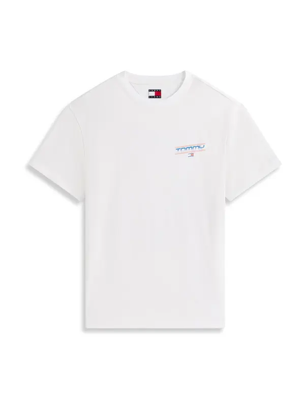 Tommy Jeans Tommy Jeans Majica  svetlo modra / siva / svetlo rdeča / bela