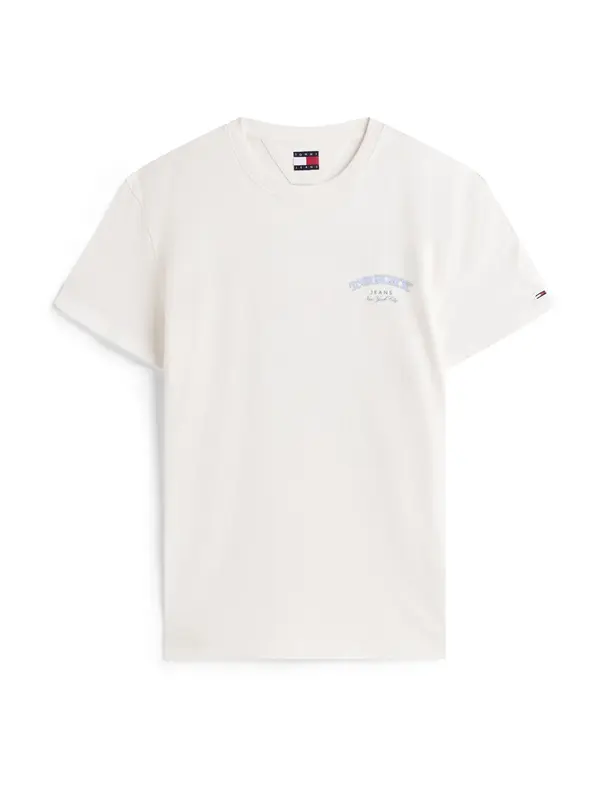 Tommy Jeans Tommy Jeans Majica  svetlo modra / smaragd / oranžna / bela