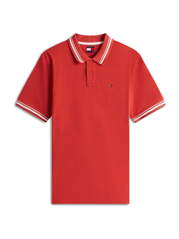 Tommy Jeans Tommy Jeans Majica  svetlo rdeča / bela