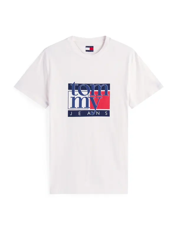 Tommy Jeans Tommy Jeans Majica  temno modra / rdeča / bela