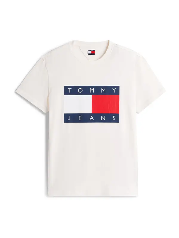Tommy Jeans Tommy Jeans Majica  temno modra / rdeča / bela / off-bela