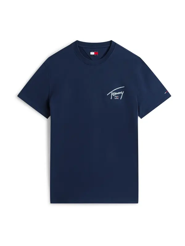 Tommy Jeans Tommy Jeans Majica  temno modra / temno rdeča / off-bela