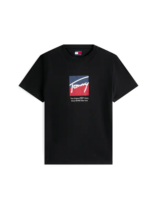 Tommy Jeans Tommy Jeans Majica  temno modra / živo rdeča / črna / bela