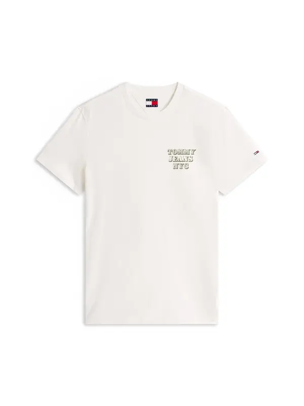 Tommy Jeans Tommy Jeans Majica  temno zelena / bela