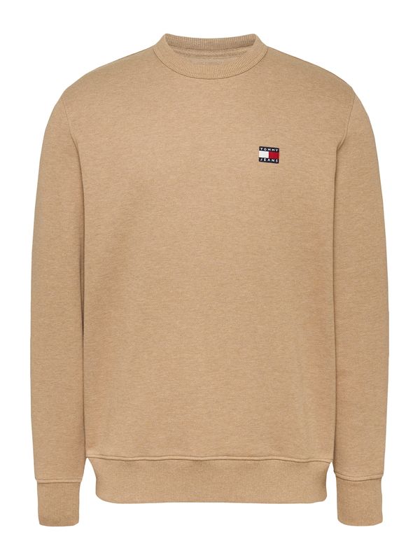 Tommy Jeans Tommy Jeans Majica 'TJM REG BADGE CREW EXT'  rjava