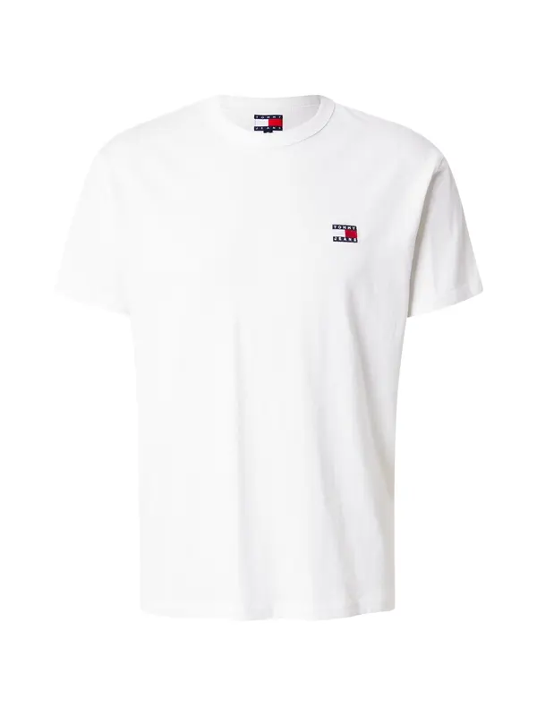 Tommy Jeans Tommy Jeans Majica 'Tommy Badge'  bela