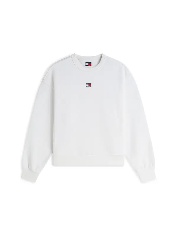 Tommy Jeans Tommy Jeans Majica 'Tommy Badge Boxy'  ecru