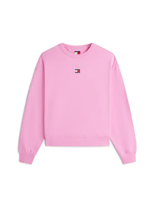 Tommy Jeans Tommy Jeans Majica 'Tommy Badge Boxy'  roza