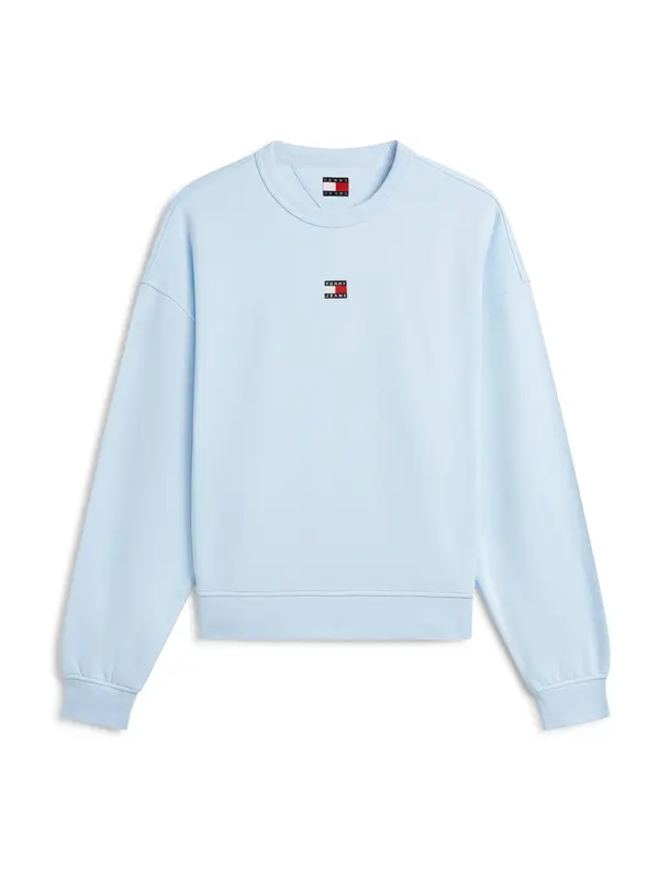 Tommy Jeans Tommy Jeans Majica 'Tommy Badge Boxy'  svetlo modra