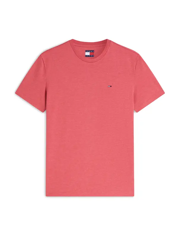 Tommy Jeans Tommy Jeans Majica 'Tommy Flag Extra Slim'  svetlo rdeča