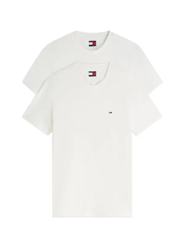Tommy Jeans Tommy Jeans Majica 'Tommy Flag Extra Slim T'  bela