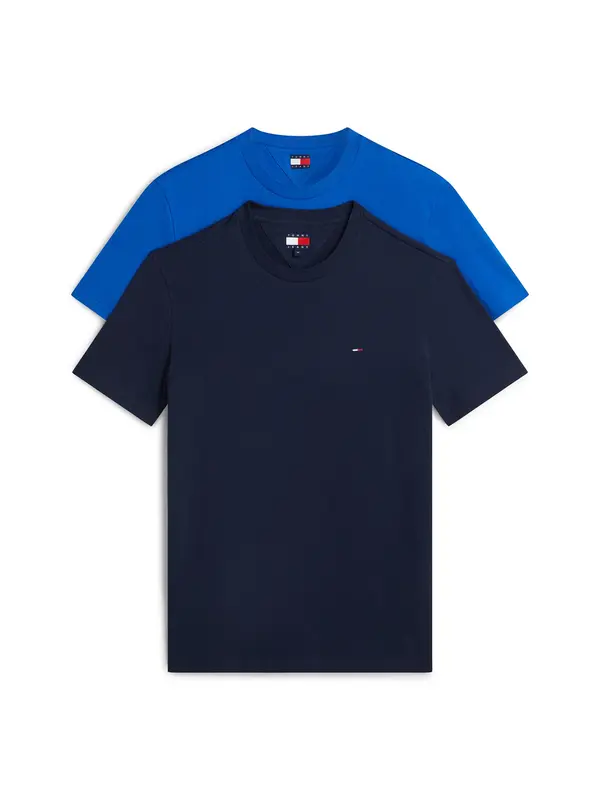 Tommy Jeans Tommy Jeans Majica 'Tommy Flag Extra Slim T'  marine / kraljevo modra