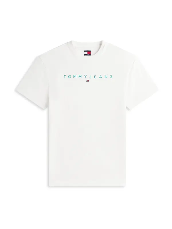 Tommy Jeans Tommy Jeans Majica  turkizna / bela