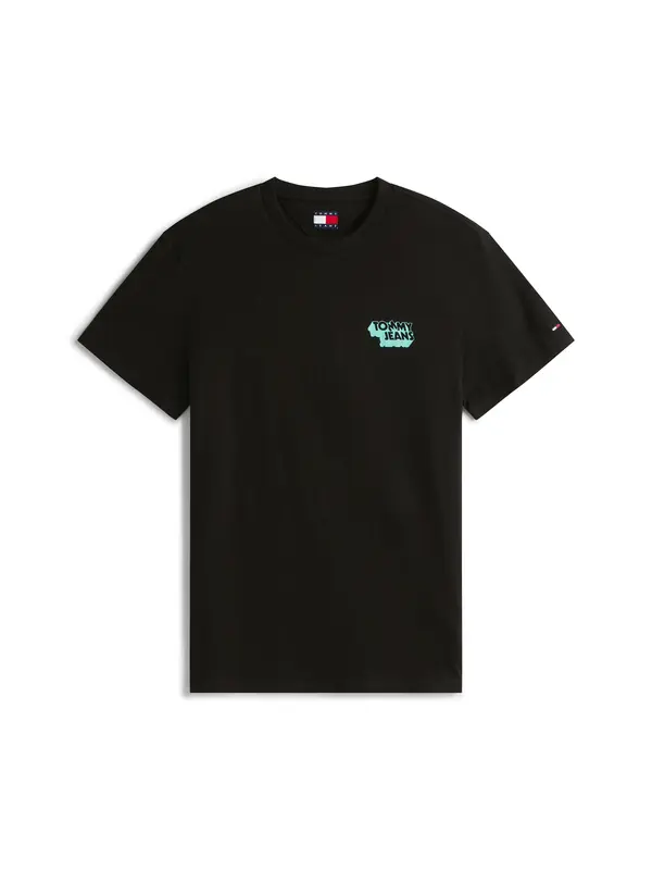 Tommy Jeans Tommy Jeans Majica  turkizna / črna
