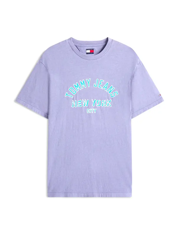Tommy Jeans Tommy Jeans Majica  turkizna / indigo / bela