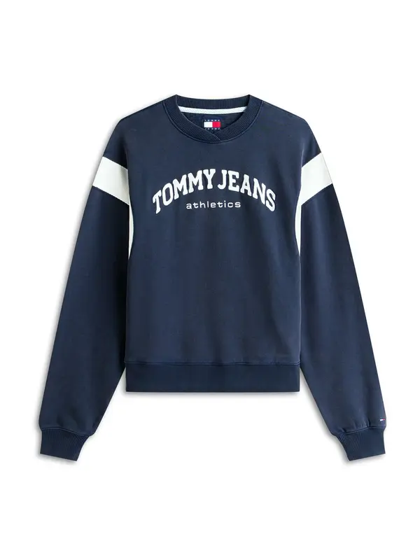 Tommy Jeans Tommy Jeans Majica 'Varsity'  modra / bela