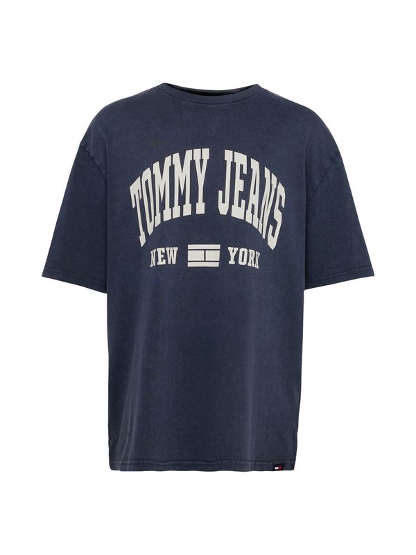 Tommy Jeans Tommy Jeans Majica 'VARSITY'  nočno modra / bela