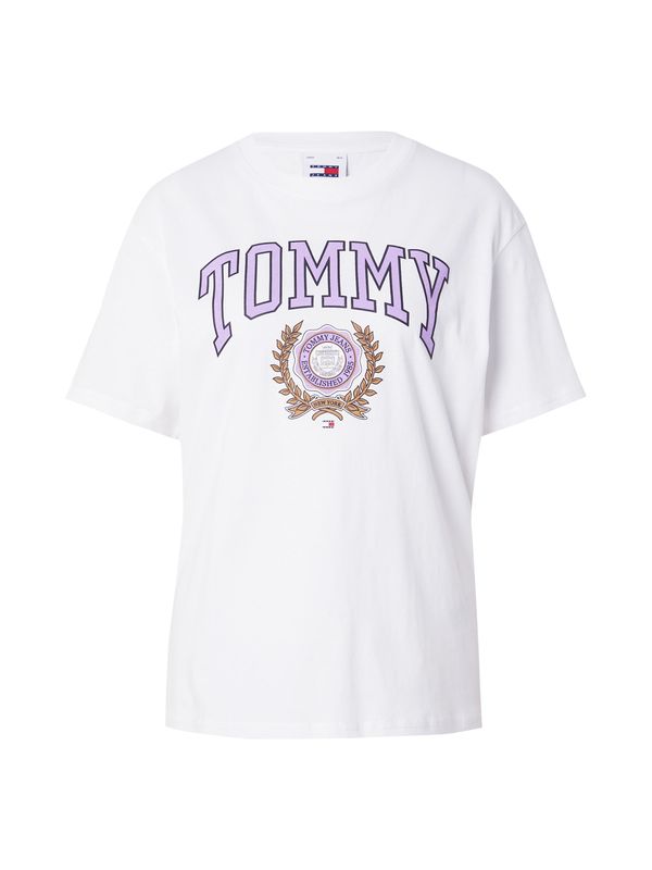 Tommy Jeans Tommy Jeans Majica 'Varsity Sport 3'  kamela / majnica / črna / bela