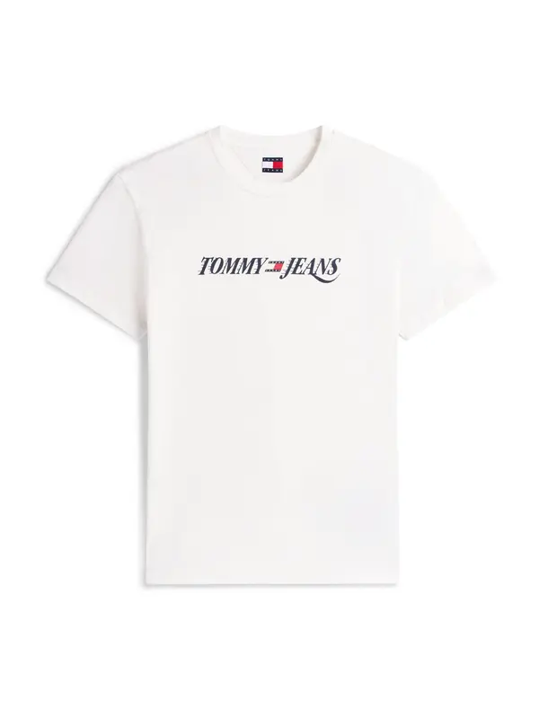 Tommy Jeans Tommy Jeans Majica 'VINTAGE'  mornarska / živo rdeča / bela