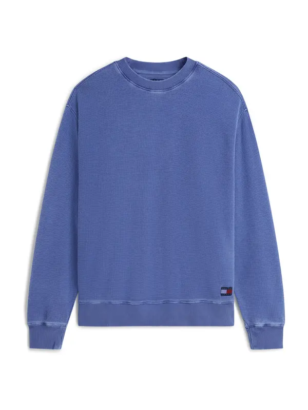 Tommy Jeans Tommy Jeans Majica 'Waffle Relaxed'  safir