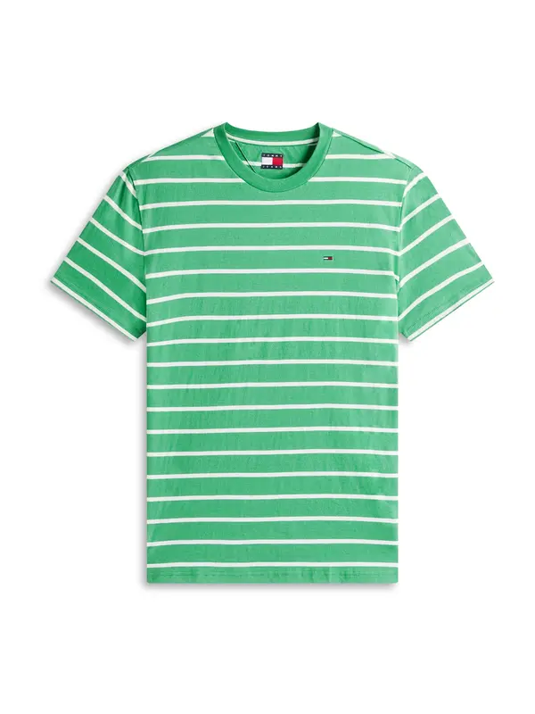 Tommy Jeans Tommy Jeans Majica  zelena / bela