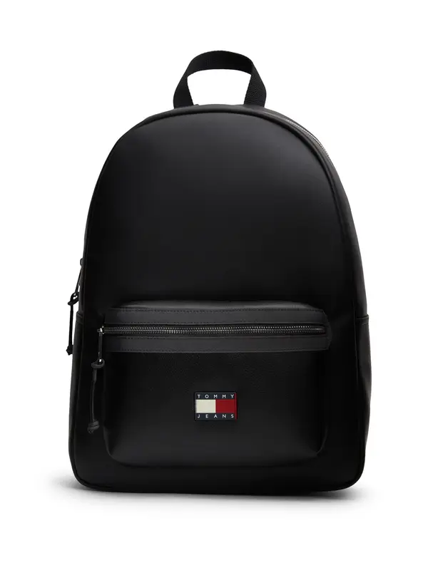 Tommy Jeans Tommy Jeans Nahrbtnik 'Logo Dome'  črna