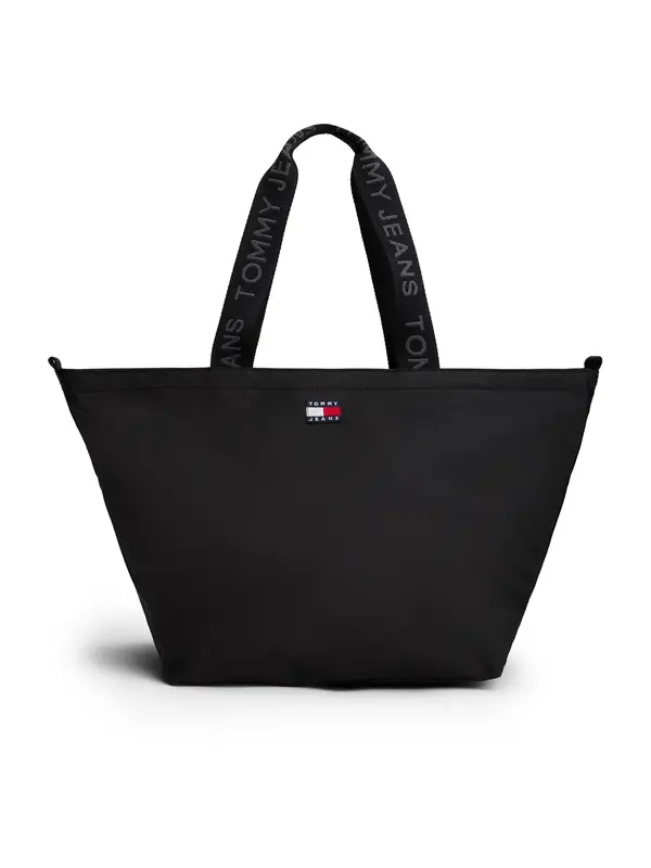 Tommy Jeans Tommy Jeans Nakupovalna torba 'ESS'  rdeča / črna / bela