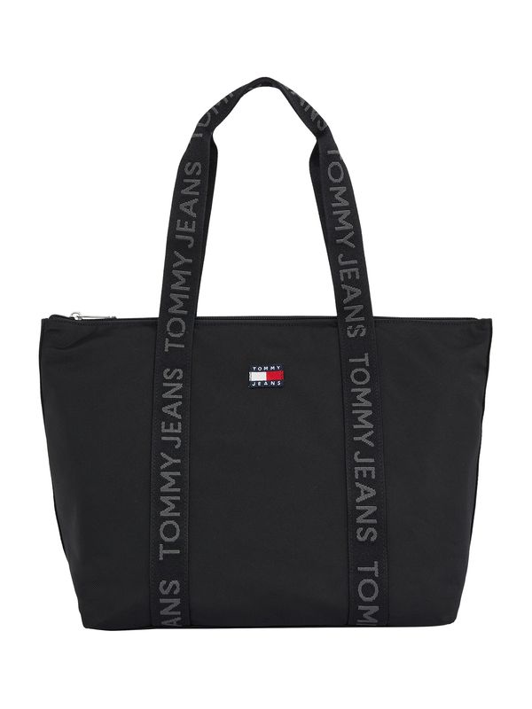 Tommy Jeans Tommy Jeans Nakupovalna torba 'ESS'  temno siva / črna