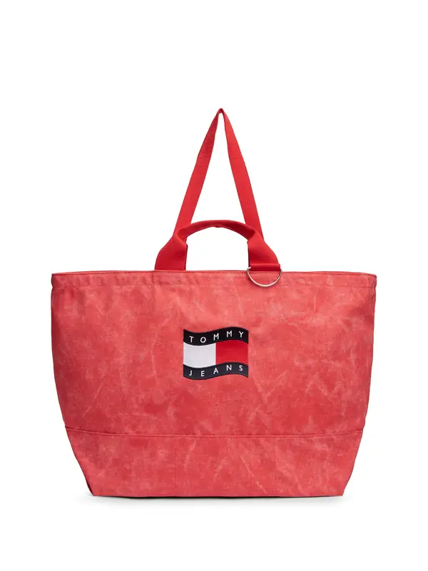 Tommy Jeans Tommy Jeans Nakupovalna torba  mornarska / rdeča / svetlo rdeča / bela