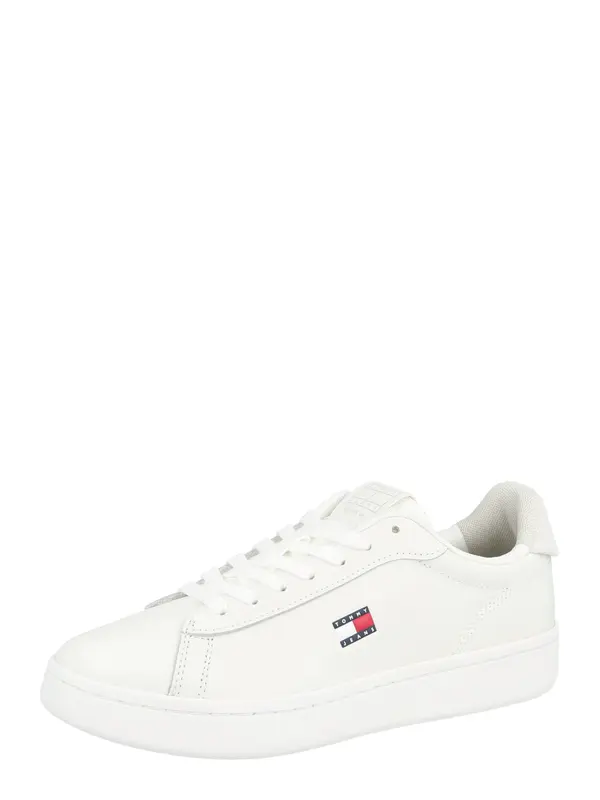 Tommy Jeans Tommy Jeans Nizke superge 'Contrast Heel Archive Court'  bela