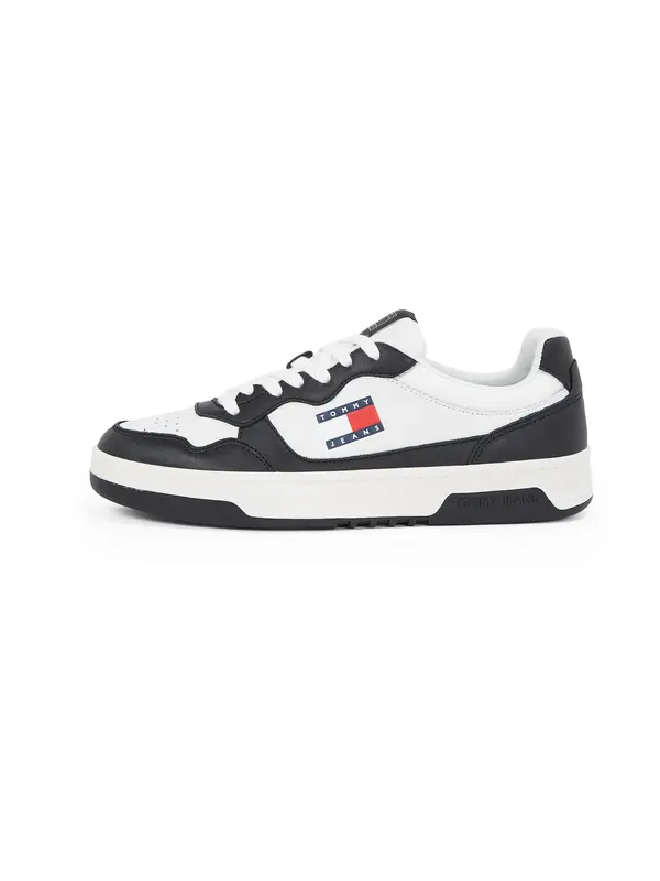 Tommy Jeans Tommy Jeans Nizke superge 'Essential'  ecru / marine / rdeča / črna