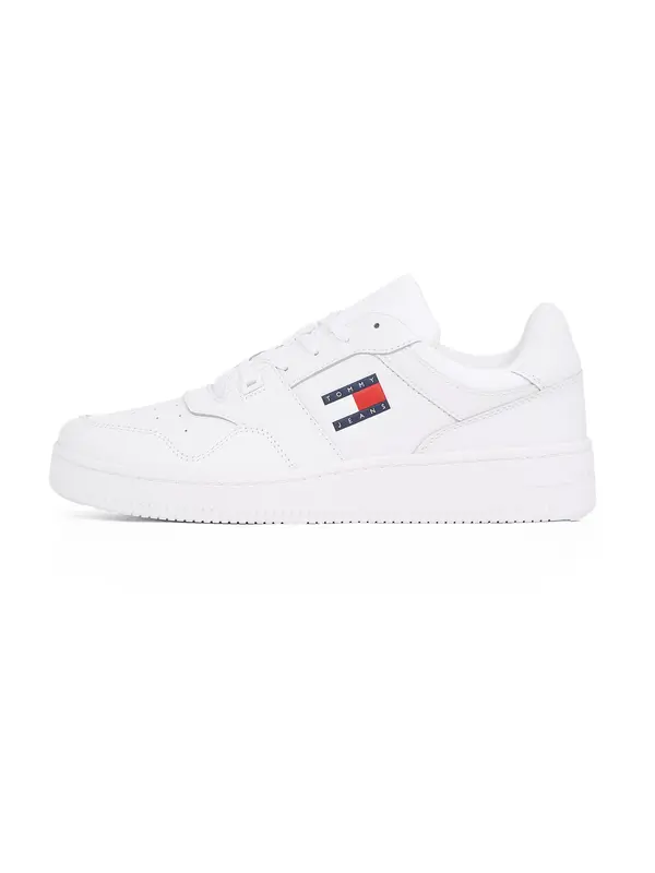 Tommy Jeans Tommy Jeans Nizke superge 'Essential Retro'  marine / rdeča / bela