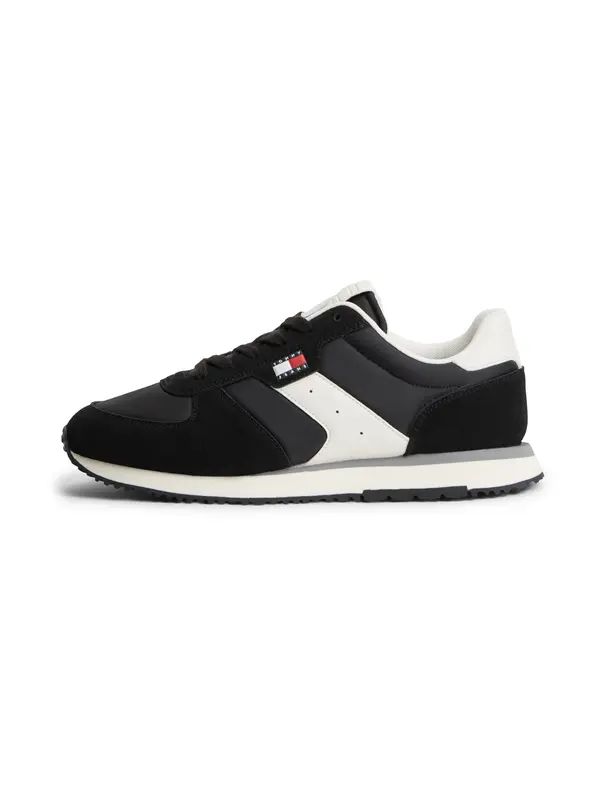 Tommy Jeans Tommy Jeans Nizke superge 'Eva Runner'  črna / bela
