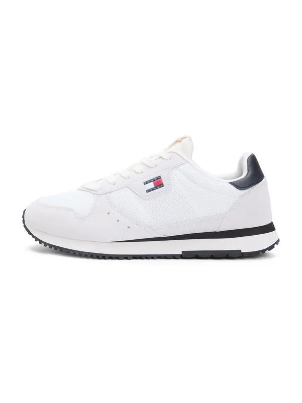 Tommy Jeans Tommy Jeans Nizke superge 'EVA RUNNER'  kremna / mornarska / rdeča / bela