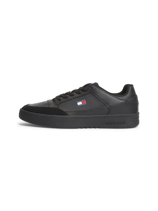 Tommy Jeans Tommy Jeans Nizke superge 'Mixed Texture Basketball'  črna