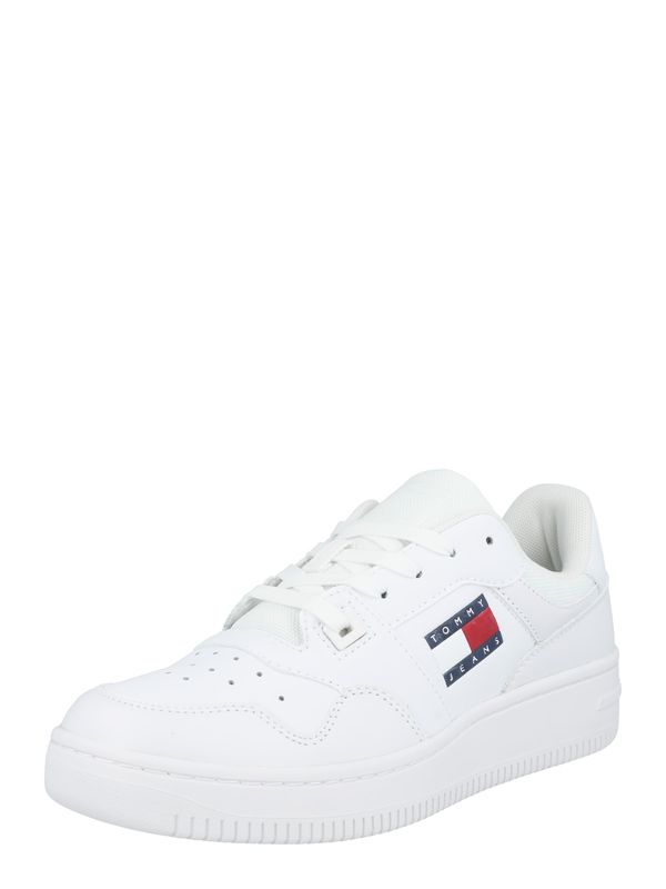 Tommy Jeans Tommy Jeans Nizke superge 'Retro Basket Ess Meg 3A3'  marine / rdeča / bela