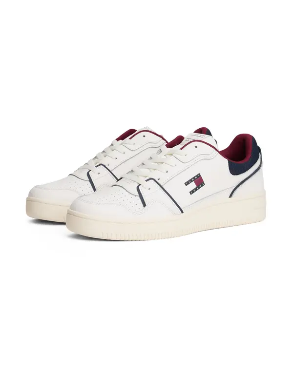 Tommy Jeans Tommy Jeans Nizke superge 'Retro Basket'  marine / rdeča / bela