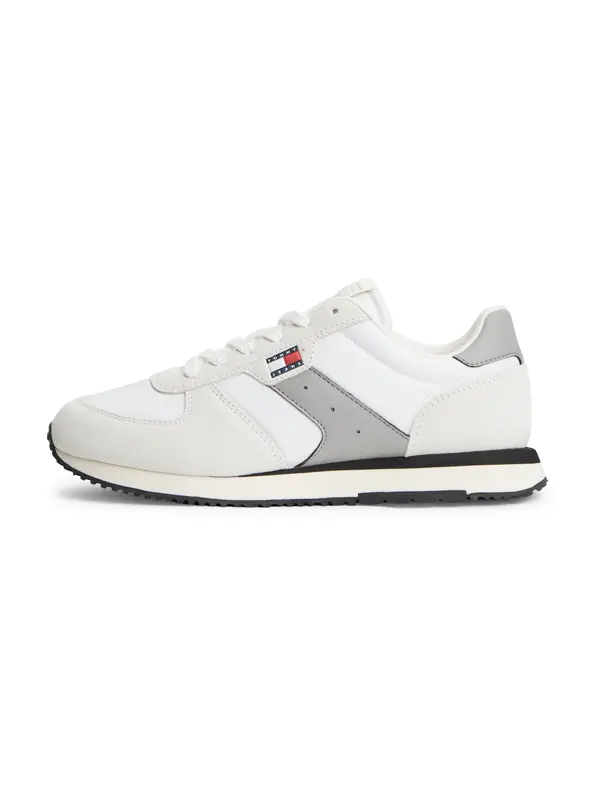Tommy Jeans Tommy Jeans Nizke superge  siva / bela / naravno bela