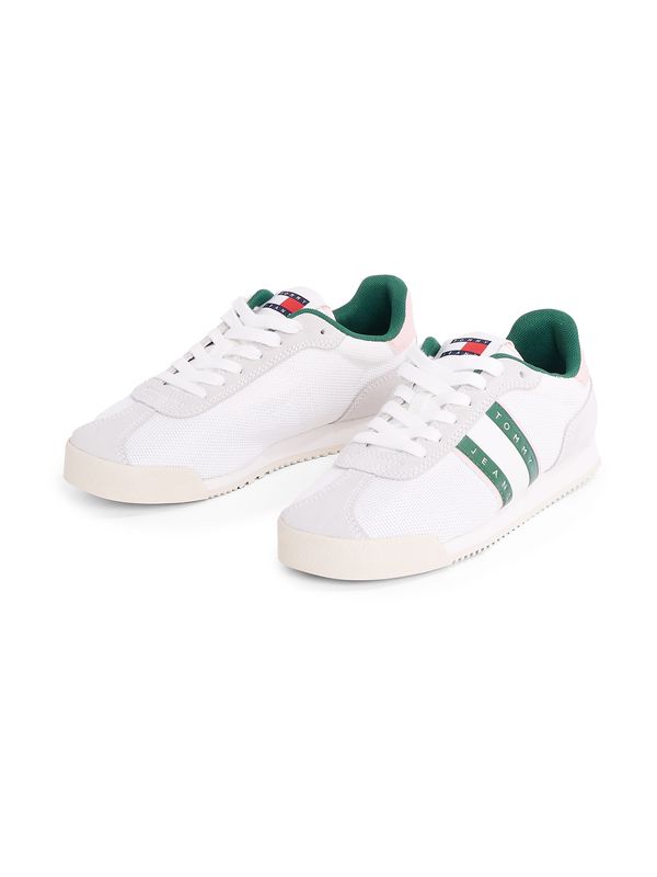 Tommy Jeans Tommy Jeans Nizke superge  svetlo siva / zelena / off-bela