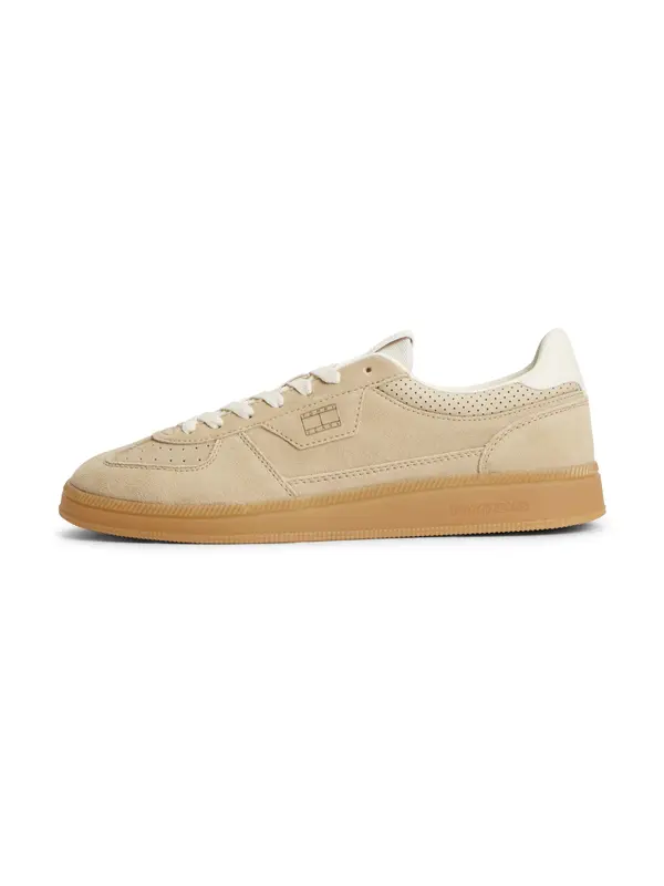 Tommy Jeans Tommy Jeans Nizke superge 'The Greenwich Metallic Logo'  bež / kremna