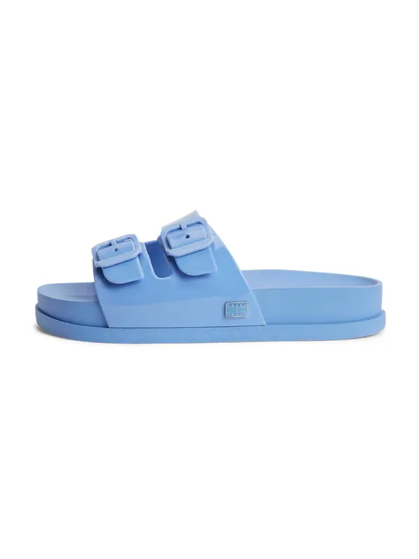 Tommy Jeans Tommy Jeans Nizki natikači 'Double Buckle Strap Jelly'  svetlo modra