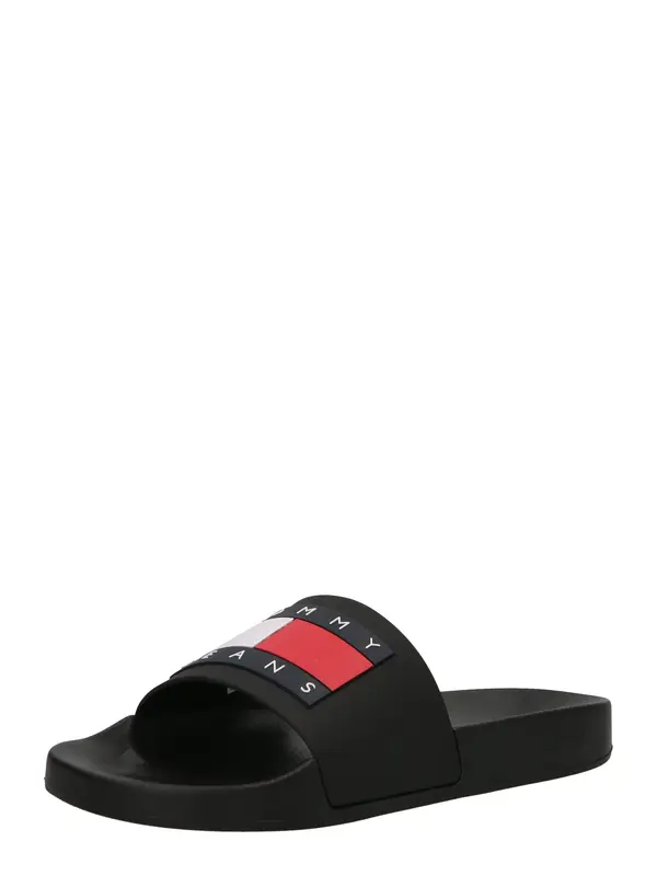 Tommy Jeans Tommy Jeans Nizki natikači 'Essential'  mornarska / rdeča / črna / bela