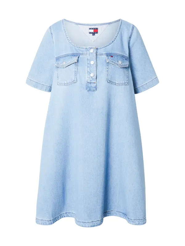 Tommy Jeans Tommy Jeans Obleka 'A-line Mini'  svetlo modra