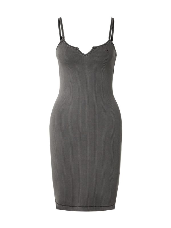 Tommy Jeans Tommy Jeans Obleka  antracit / rdeča