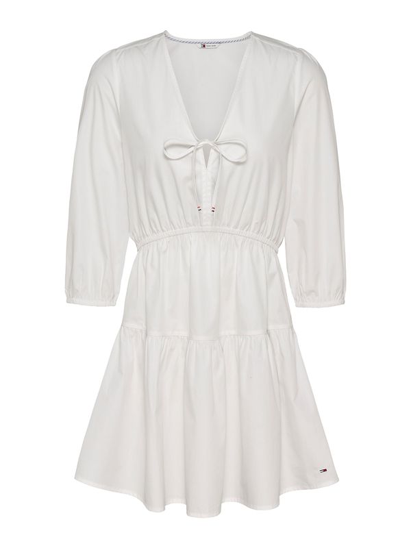 Tommy Jeans Tommy Jeans Obleka  bela