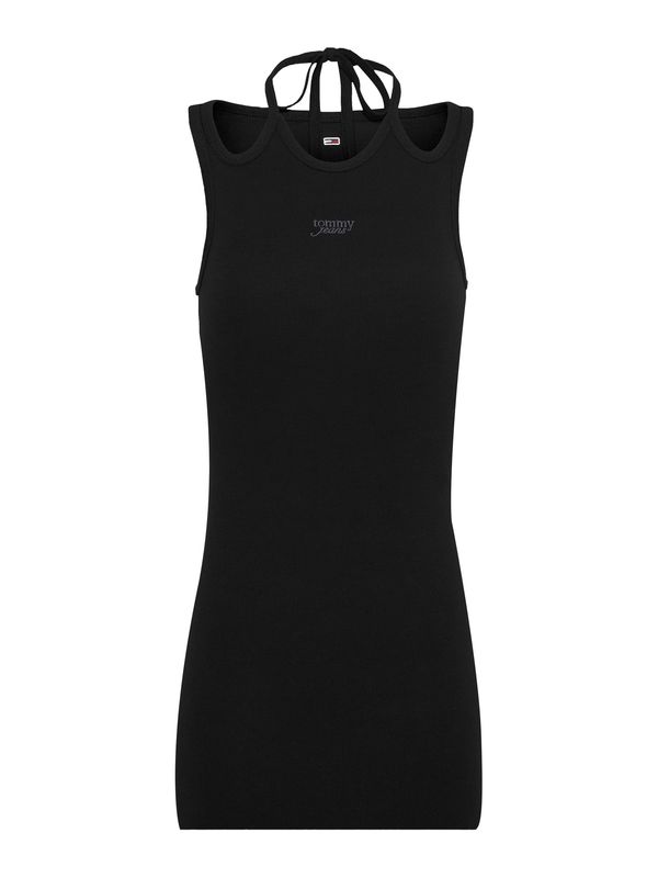 Tommy Jeans Tommy Jeans Obleka  črna