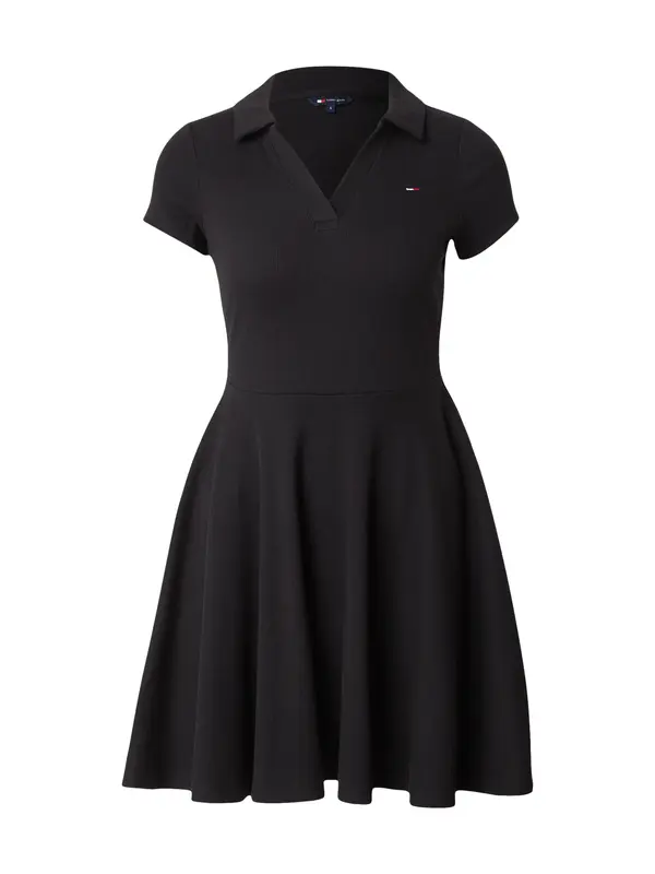 Tommy Jeans Tommy Jeans Obleka 'Fit And Flare Mini'  črna
